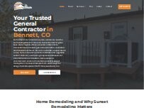 Website Screenshot Sunset Remodeling