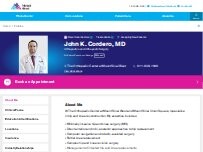 Website Screenshot John Cordero, MD