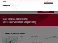 Website Avis Car Rental