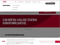 Website Screenshot Avis Car Rental