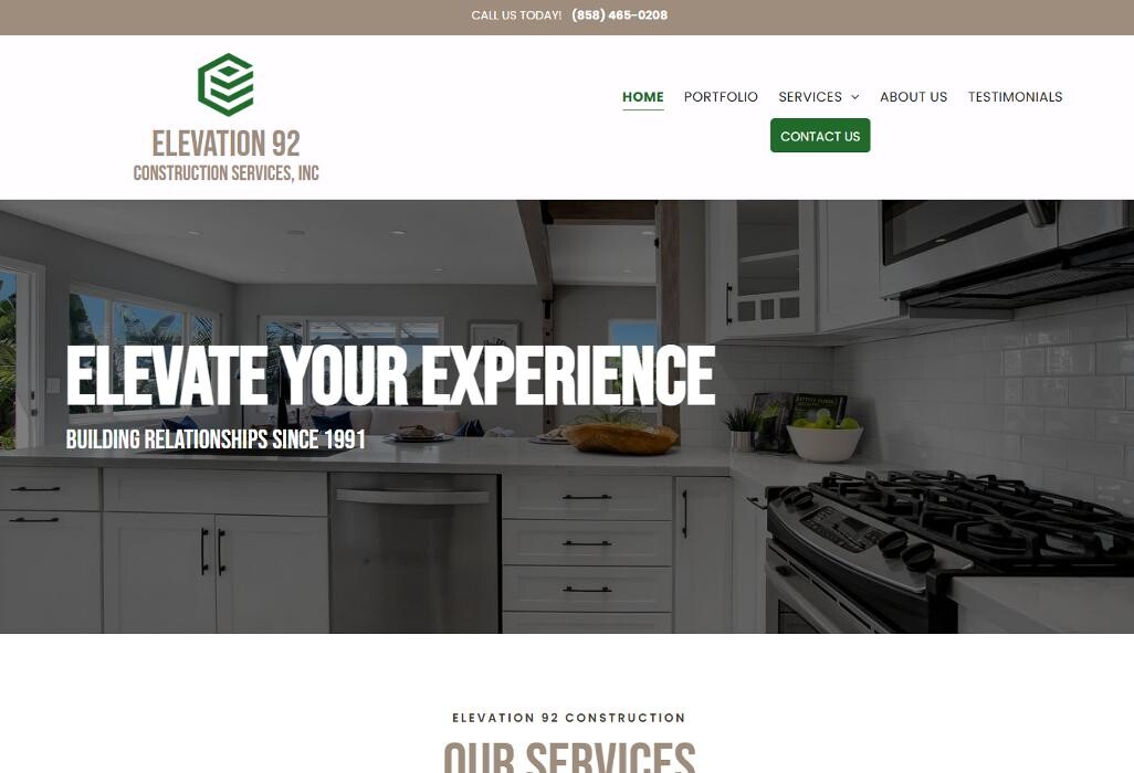 Images Elevation 92 Construction Services, Inc