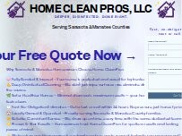 Website Screenshot Home Clean Pros