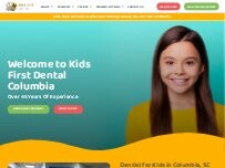 Website Screenshot Kids First Dental
