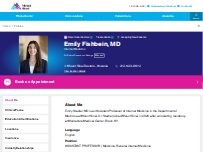 Website Screenshot Emily Fishbein, MD