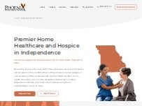 Website Screenshot Phoenix Home Care & Hospice of Kansas City