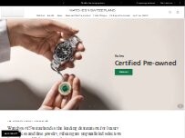 Website Screenshot Watches of Switzerland