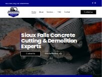 Website Screenshot Schaunaman Concrete Cutting & Demo