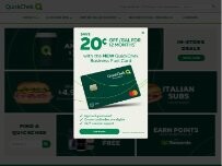 Website Screenshot QuickChek
