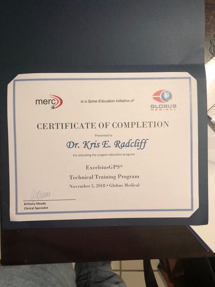 Images Progressive Spine & Orthopaedics - Dr Kris Radcliff - Somers Point