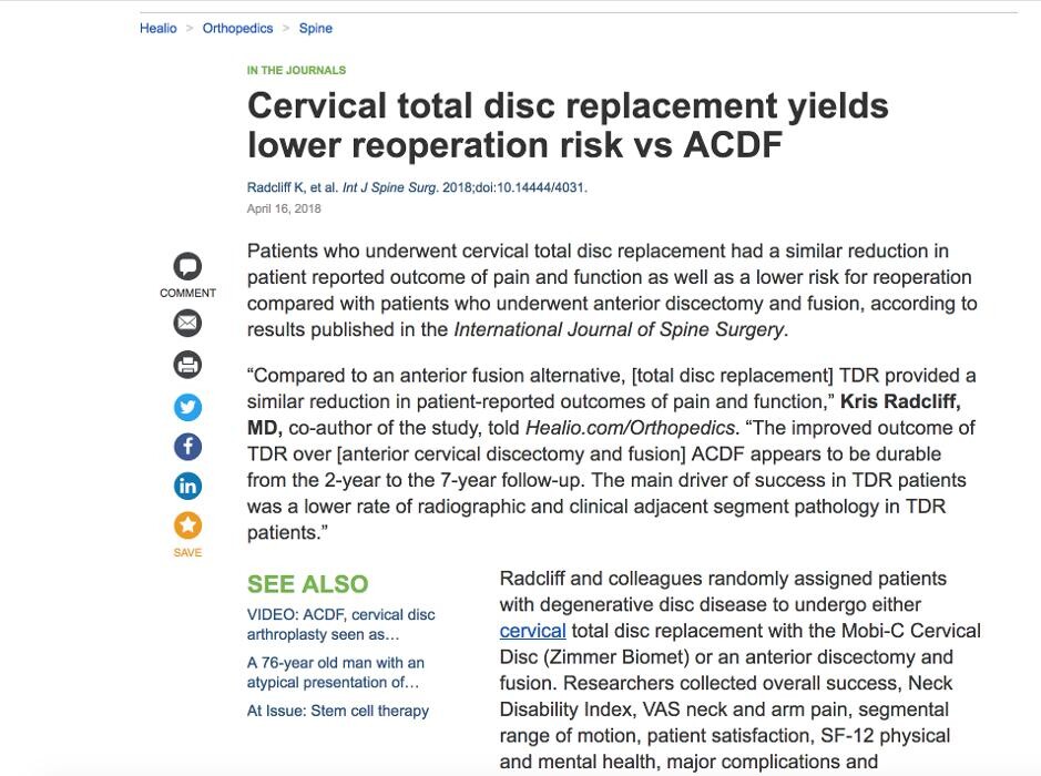 Images Progressive Spine & Orthopaedics - Dr Kris Radcliff - Somers Point