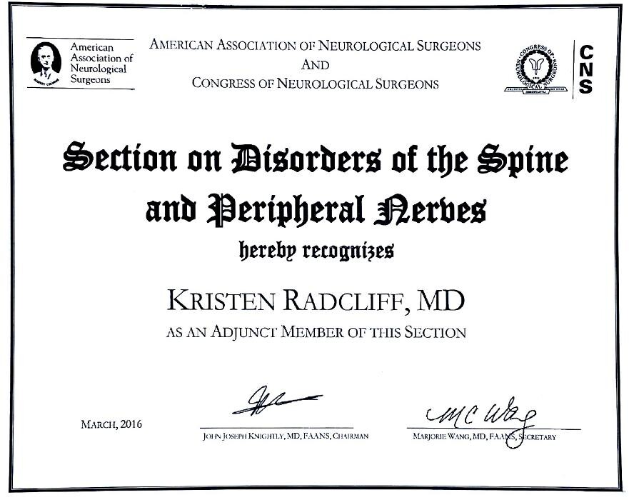 Images Progressive Spine & Orthopaedics - Dr Kris Radcliff - Somers Point