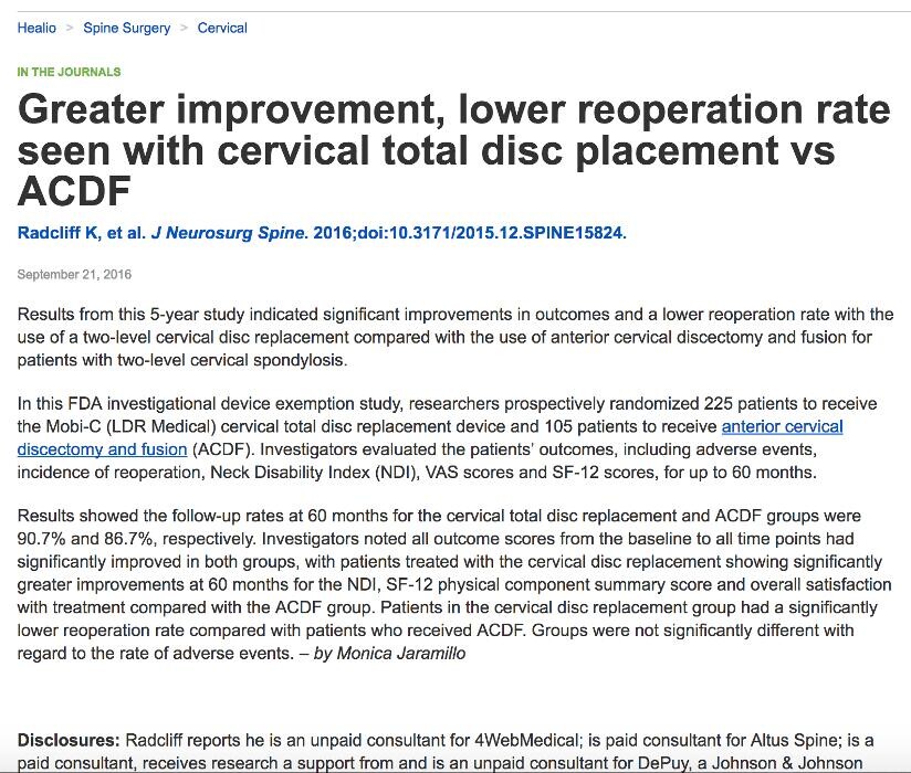Images Progressive Spine & Orthopaedics - Dr Kris Radcliff - Somers Point