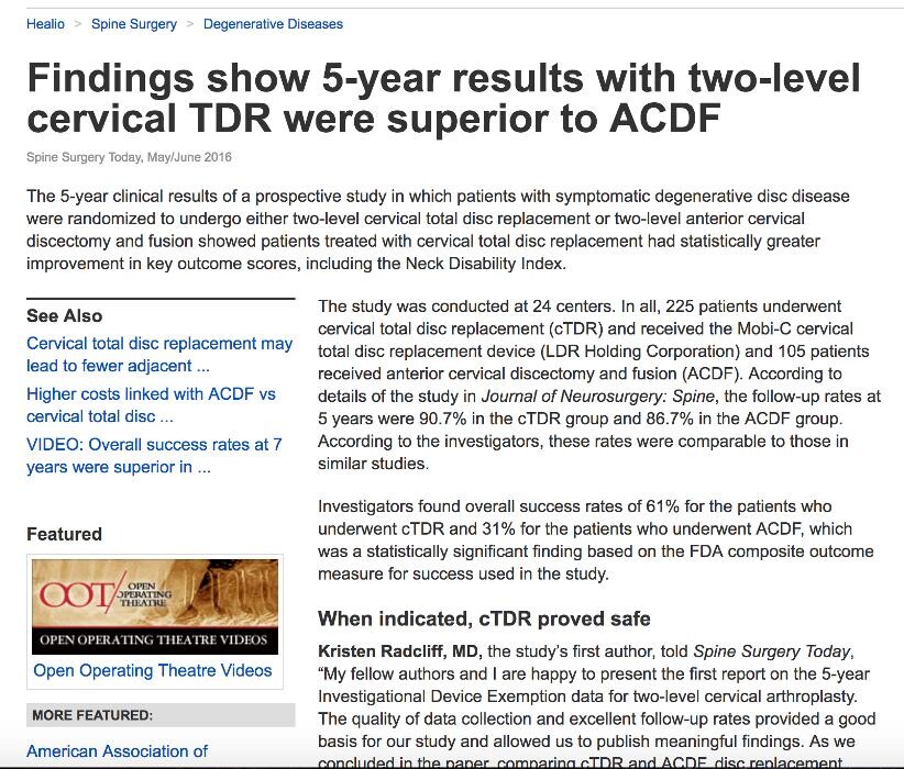 Images Progressive Spine & Orthopaedics - Dr Kris Radcliff - Somers Point
