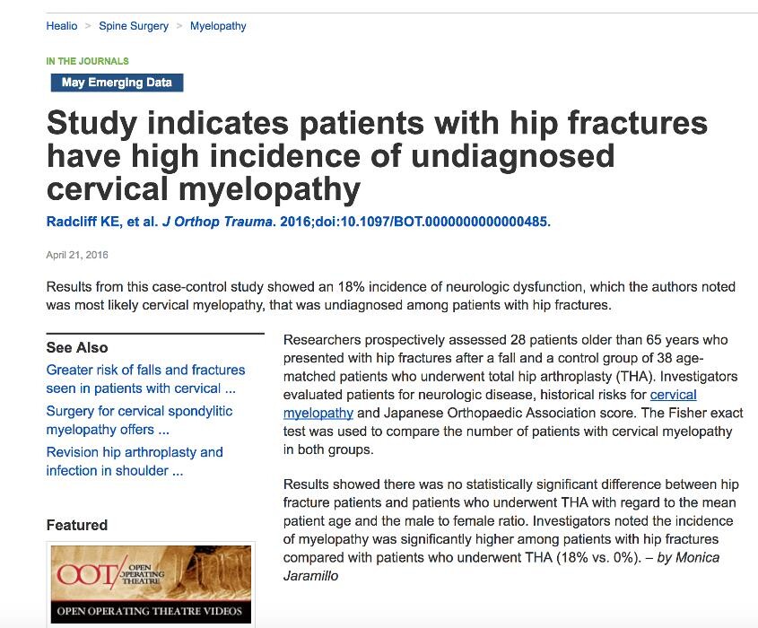 Images Progressive Spine & Orthopaedics - Dr Kris Radcliff - Somers Point