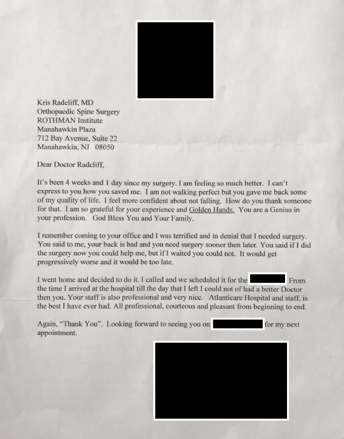 Images Progressive Spine & Orthopaedics - Dr Kris Radcliff - Somers Point