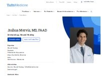 Website Screenshot Joshua Mervis, MD, FAAD