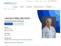 Website Screenshot Lawrence Yellen, MD, FAAD