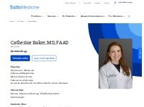 Website Screenshot Catherine Baker, MD, FAAD
