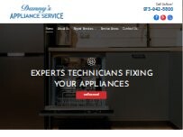 Website Screenshot Dannys Appliance Service