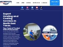 Website Screenshot Town and Country Heating and Air ETX