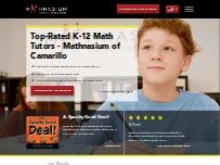 Website Screenshot Mathnasium