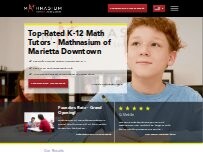 Website Screenshot Mathnasium