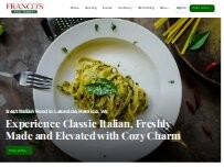 Website Franco's Italian Restaurant