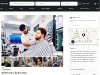 Website Screenshot Gentlemen's Barbershop