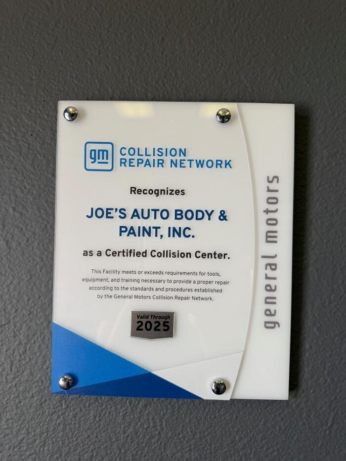 Images Joe's Auto Body & Paint Inc