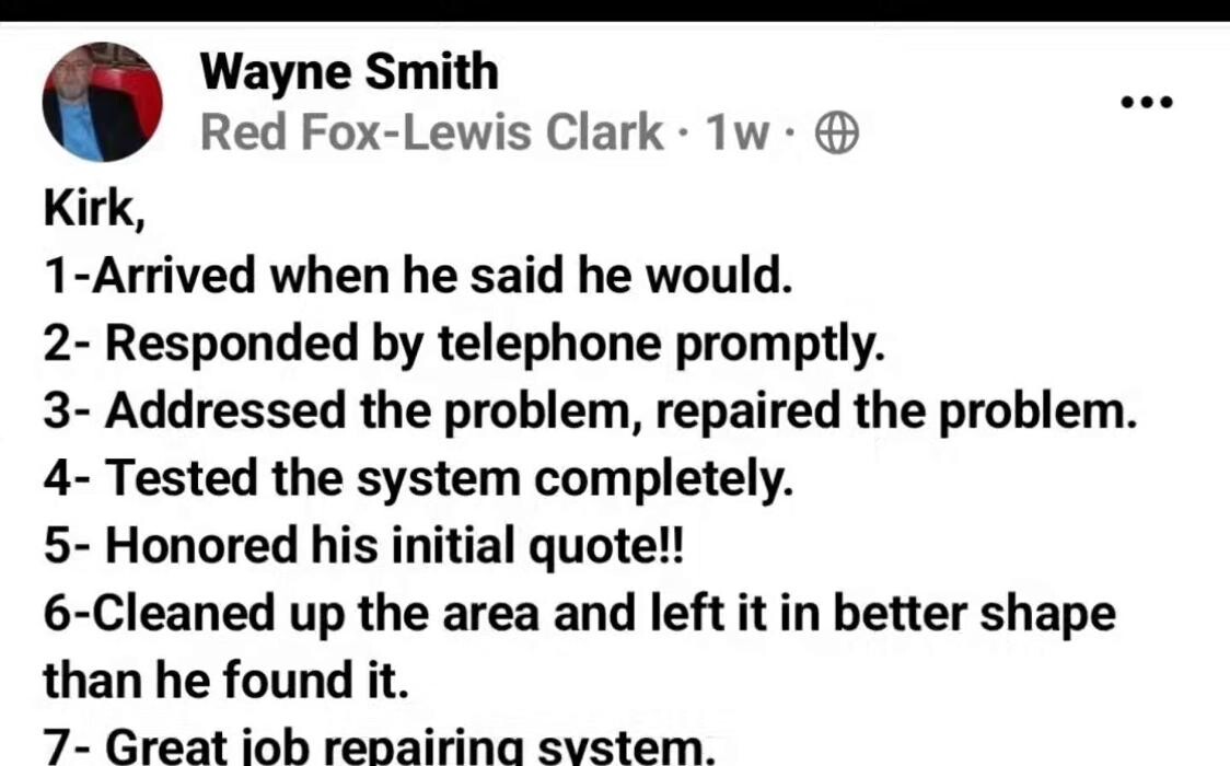 Images Simmons Sprinkler Service