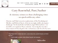 Website Screenshot Poet Author Gary Rosenthal