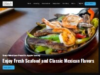 Website Screenshot Ruben's Mariscos and Mexican Grill