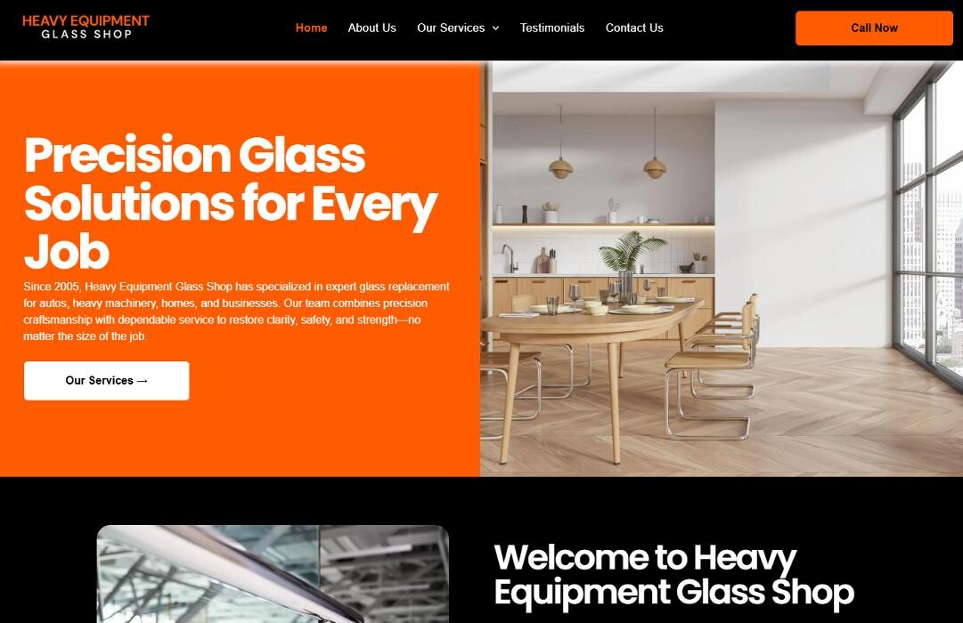 Images Heavy Equipment Glass Shop