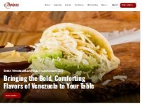 Website Screenshot Budare Latin Cuisine LLC