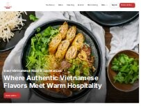 Website Screenshot Chef's Phở & Grill