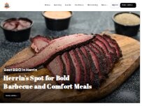 Website Screenshot Chuck's BBQ