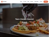 Website Screenshot Taco Zocalo