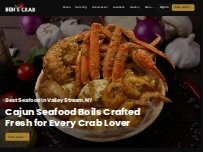 Website Screenshot Ben's Crab Valley Stream