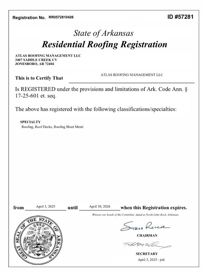 Images Atlas Roofing Management LLC