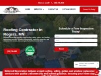 Website Screenshot Referred Restoration