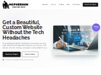 Website Screenshot McPherson Marketing Group