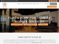 Website Screenshot Town Center Family Dental Linden