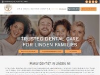 Website Screenshot Town Center Family Dental Linden