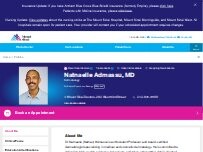 Website Screenshot Natnaelle Admassu, MD