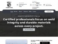 Website Screenshot Wolf Fabrications LLC