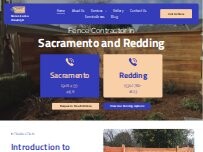 Website Screenshot Top Rail Fence Corporation