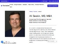 Website Screenshot Ali Seckin, MD