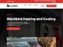 Website Screenshot Blackbird Heating and Cooling