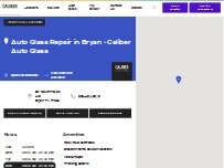 Website Screenshot Caliber Auto Glass