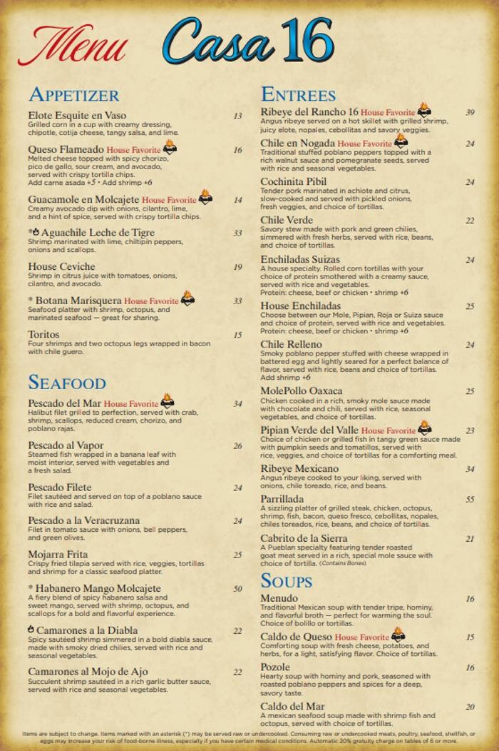 Images Casa 16 Restaurant